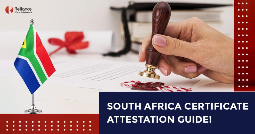 South Africa Certificate Attestation